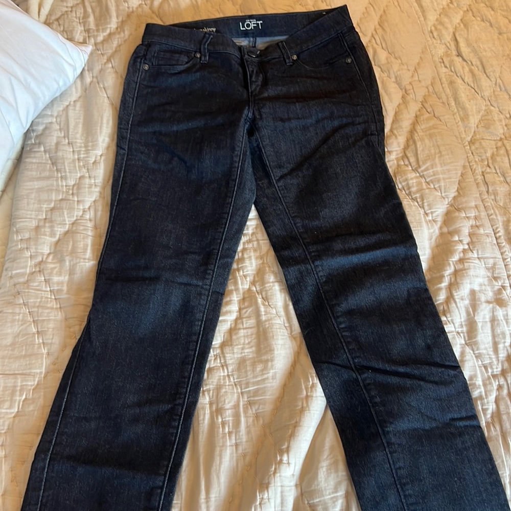 Loft modern skinny jeans 27/2 NWOT